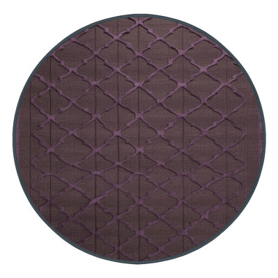 Tapis noir en treillis lavable à la machine