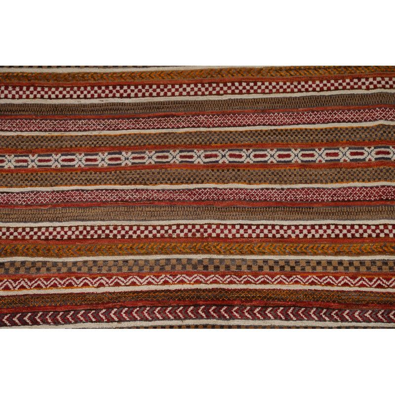 Tapis rayé Gabbeh 7 x 10
