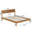 Lit plateforme avec tête de lit ajustable Bradford-968149168-968149164