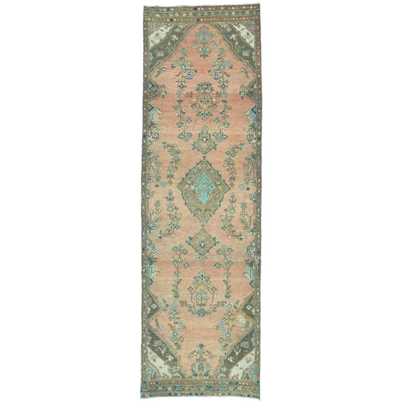 Tapis de couloir noir unique de 2 pi 11 po x 9 pi 5 po Lansdale