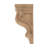 10-1/2 in x 4-7/8 in x 5-1/4 in Unfinished Solid Classic Traditional Plain Wood Corbel-51890554