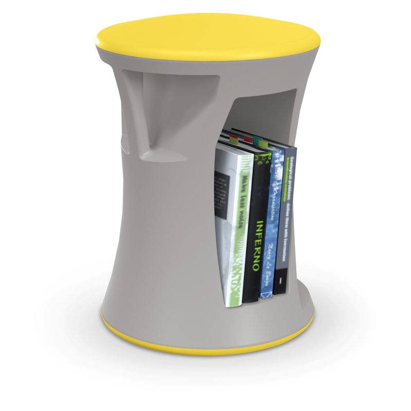 Tabouret de salle de classe 17 po Flipz, Jaune