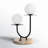 Ruva Metal Globe Lamp