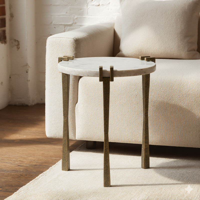 Table d'appoint Rench White