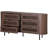 Modern 63" Fluted Tv Stand With 6 Drawers, Mid Centery Wooden Entertainment Center, Curved Edge Chest Of Drawers For Bedroom, Living Room-1775794561