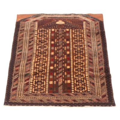 Teimani Brown Rug 2'10" x 4'7"