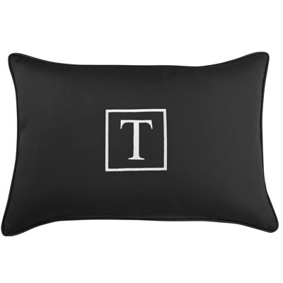 Kerrell Embroidered Sunbrella® Outdoor Throw Pillow