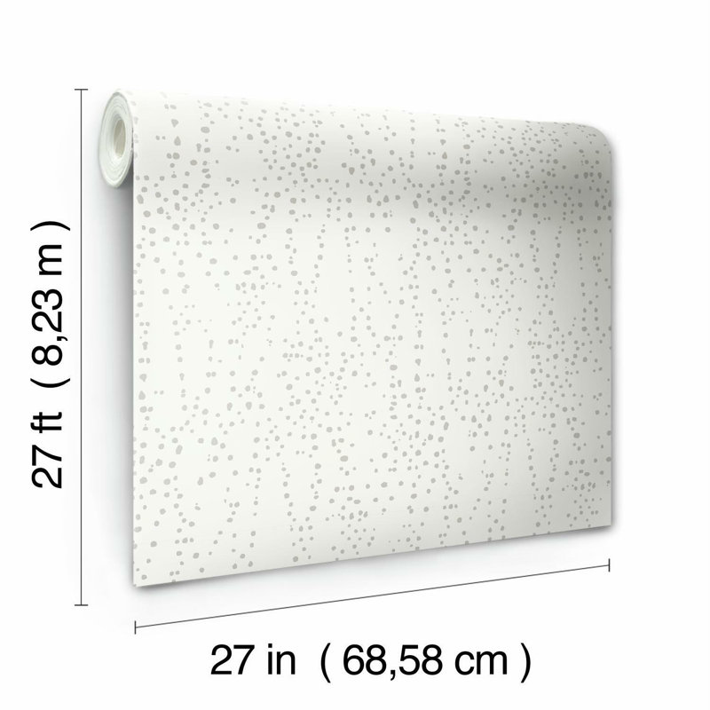 Papier peint Star Struck, Crème / métallique