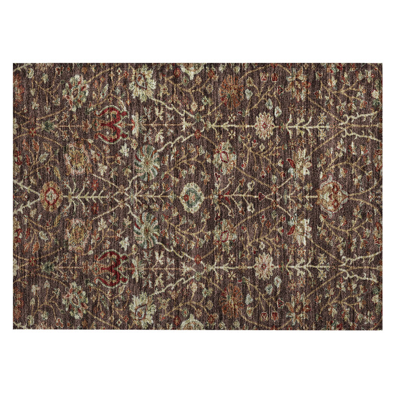 Chayil Area Rug with Non-Slip Backing, Rectangle 1'8" x 2'6"