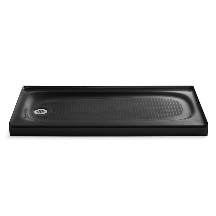Salient® 60" x 30" Cast Iron Rectangular Single Threshold Alcove Shower Base