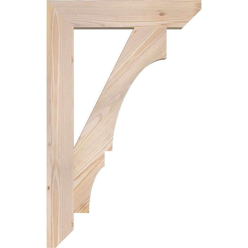 Support lisse à lattes Balboa l 3 3 po x P 20 po x H 32 po, H 32 po x l 3,5 po x P 20 po, Sapin de Douglas, Lisse