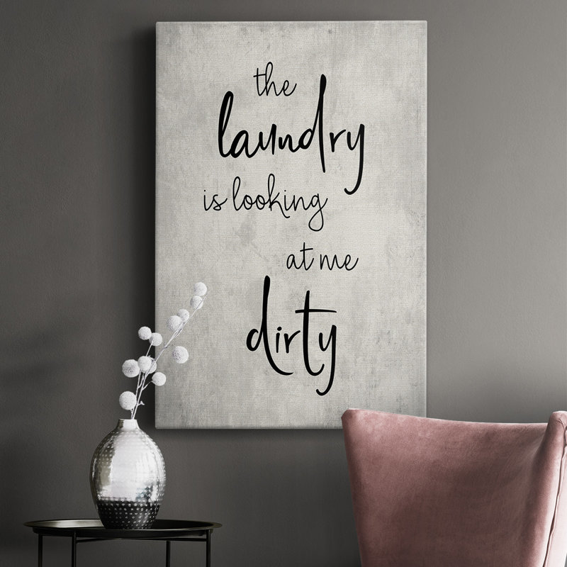" Dirty Laundry ", 18" H x 12" W x 1.5" D