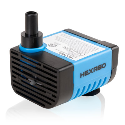  Petite pompe de fontaine, mini pompes submersibles 80GPH (4,2 W 300L / H), 3 adaptateurs de sortie pour aquariums, aquarium, fontaine de table, fontaine pour animaux de compagnie et culture hydroponique