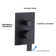 12" Shower System With Waterfall Tub Spout And Handheld Shower Head