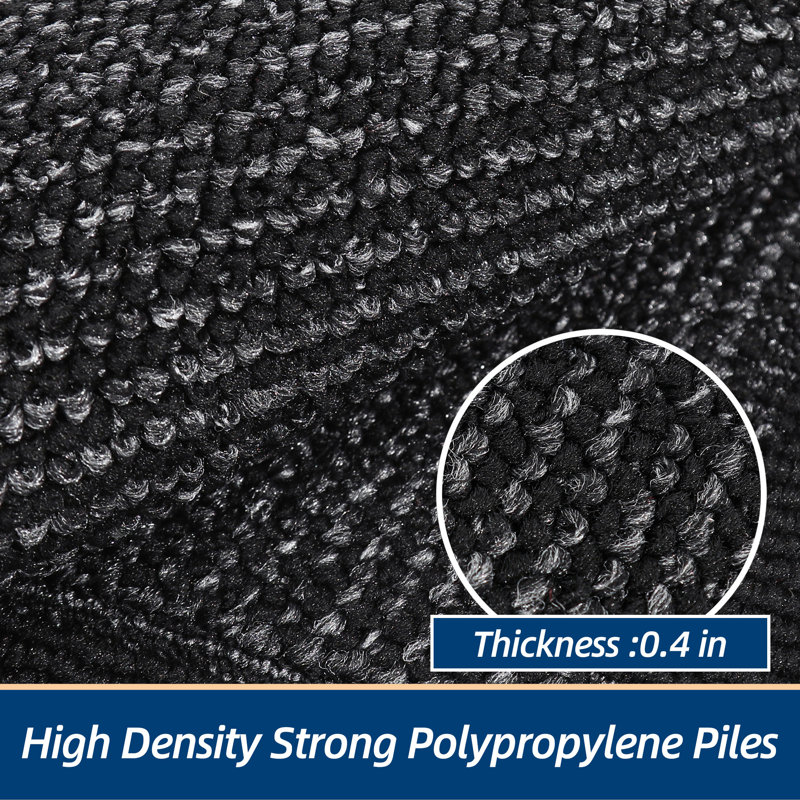 Traditional Anti-Fatigue Non-Skid Kitchen Mat, Runner 50.8cm x 121.9cm, Black