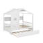 Lit double en bois avec lit gigogne et tablettes de rangement-67320636-67320637