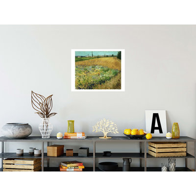 «Wheatfield» par Vincent van Gogh - estampe numérique