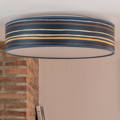 Ocho Solid Wood Flush Mount