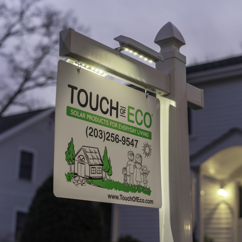 LITEAGENT - Solar LED for Post & Sign Lighting - Includes Adjustable Mounting Bracket