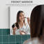 Salle de bain Space Saver - Armoire murale en acier inoxydable avec miroir de rangement pour tablettes