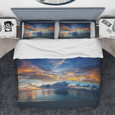 Ensemble de housse de couette pour maldives designart exotique