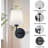 Rechargeable Cordless Wall Sconces Set Of 2 With Dimmable LED Bulb, Remote Control, And 13 Colour Options For Bedroom, Living Room, And Hallway