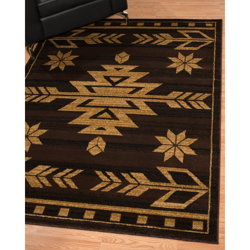 Tapis brun Sayre, Rectangle 7 pi 10 po x 10 pi 6 po