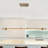 47" Led Linear Pendant Lamp Simple Modern Dinning Pendant Lamp