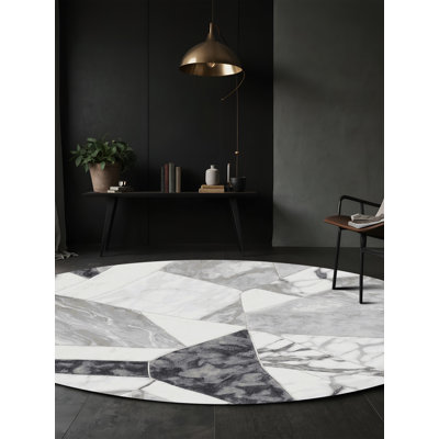 Tapis bleu lavable à la machine