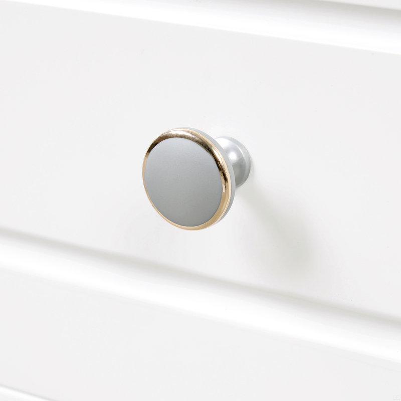 Meuble-lavabo de 20 po avec lavabo, armoire de salle de bain avec porte en verre à fermeture douce, tiroir, Blanc