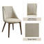Chaise d'appoint rembourrée (ensemble de 2)