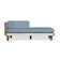 Catalina Outdoor Teak Chaise Lounge