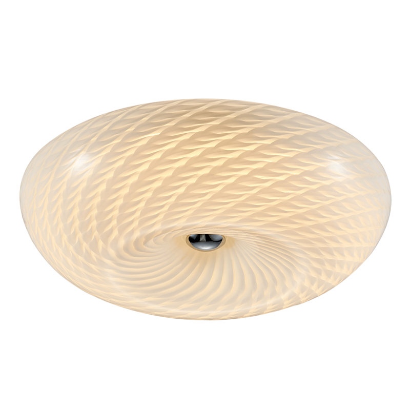 Karine Glass LED Flush Mount, 11cm H x 33cm W x 33cm D