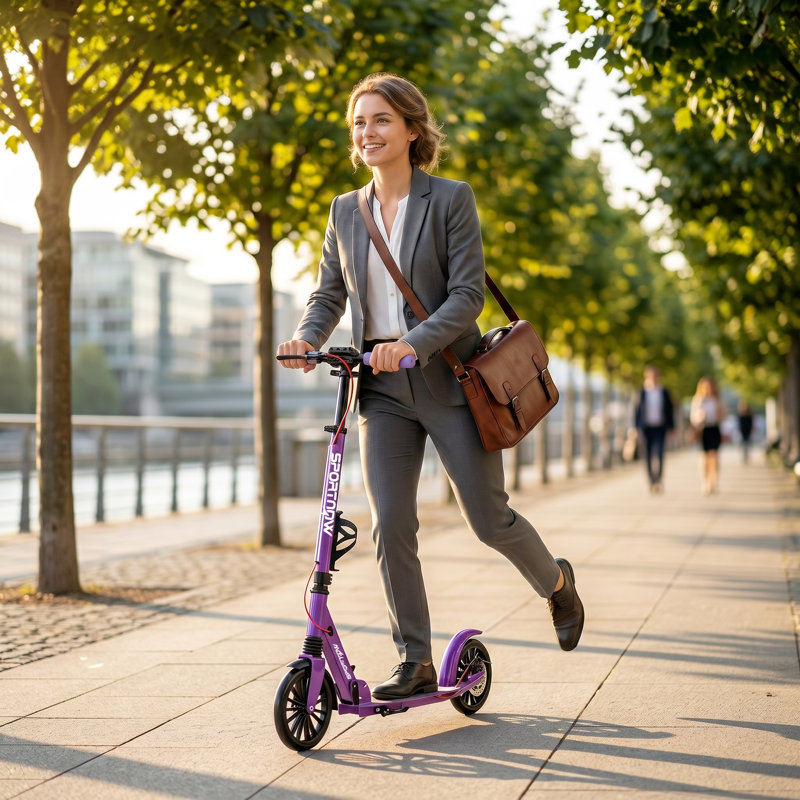 HOMCOM Scooter, Purple