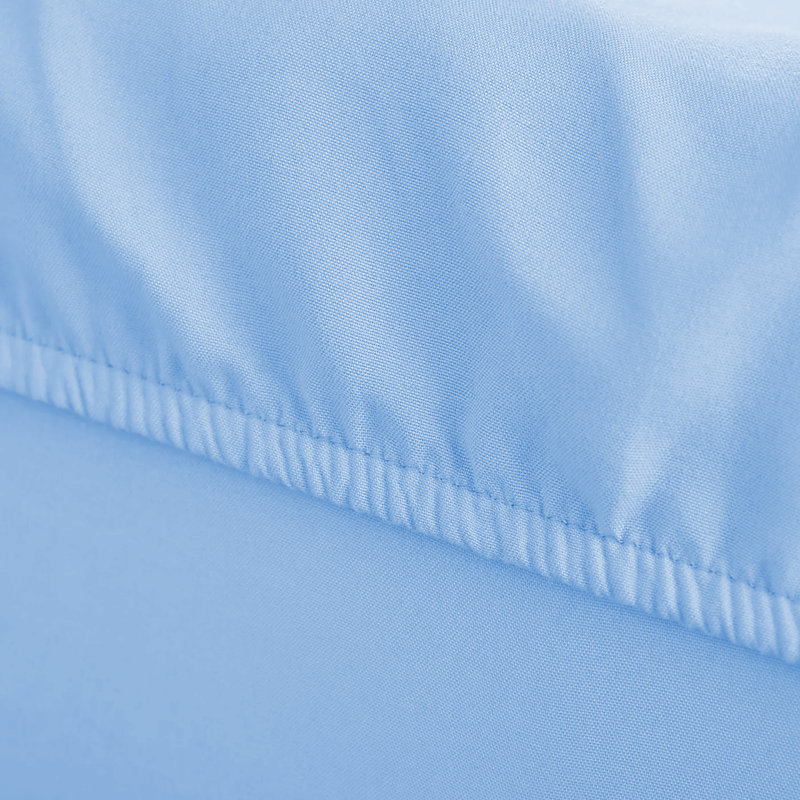 Joshua-Lewis Microfiber Brushed Fitted Sheet, Double (4'6), Sky Blue