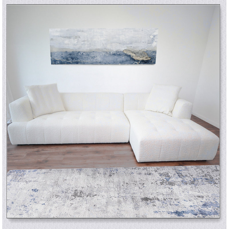 Canapé d'angle Ivory Boucle