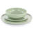 Gibson Elite Serenade 12 Piece Round Stoneware Dinnerware Set in Green
