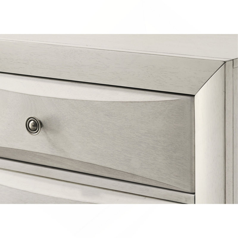 Commode à 5 tiroirs 1Pc, Blanc