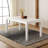 Mahogany Rectangular Solid Wood Top with Solid Wood Base Dining Table-700279901