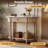 Retro Corner-curved Console Table-632161176