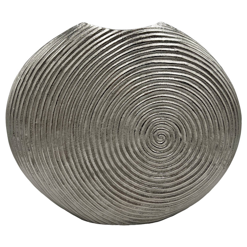 Pot Khairun, Argent, H 17 po x l 20 po x P 3,5 po