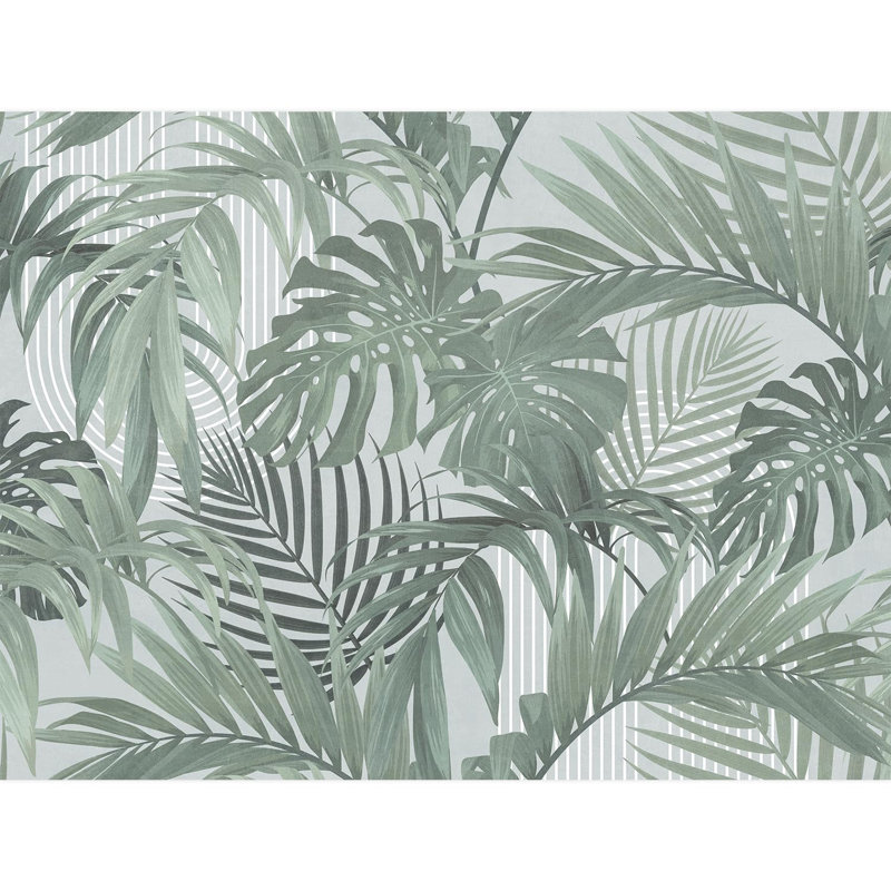 Bordure florale pelez et collez, L 108 po x l 144 po