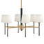 Lustre Mid-Century moderne à 6 lumières Saunders