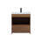 Southmead 30'' Single Bathroom Vanity with Resin Top-1434541933
