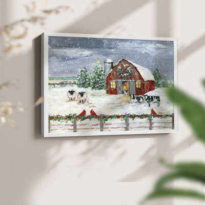 Winter Homestead - Reproduction encadrée - Restickable