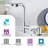 Modern Stainless Steel Single-Lever Kitchen Faucet With Pull-Down Nozzle With Soap Dispenser-113306672