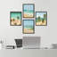 Palmier tropical 4 pièces Ocean Beach-97782608-97782612
