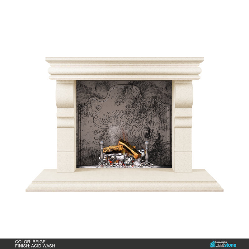 Hamilton Fireplace Surround, Acid Wash /Beige