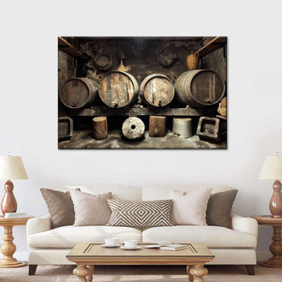 " Old Wine Cellar Canvas Print "