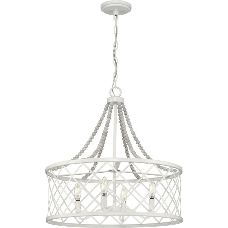 Jonaye 4 - Light Dimmable Drum Chandelier